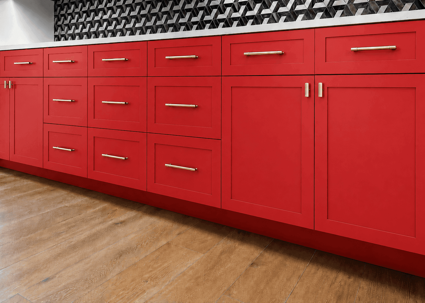 MDF Classic Shaker Cabinet Doors — 5-piece recessed panel kitchen cabinet fronts