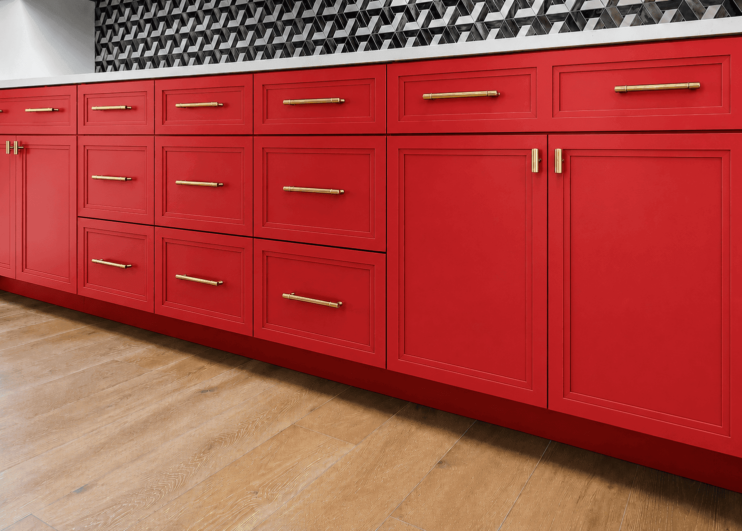 MDF Step Shaker Cabinet Doors — decorative stepped profile kitchen cabinet fronts