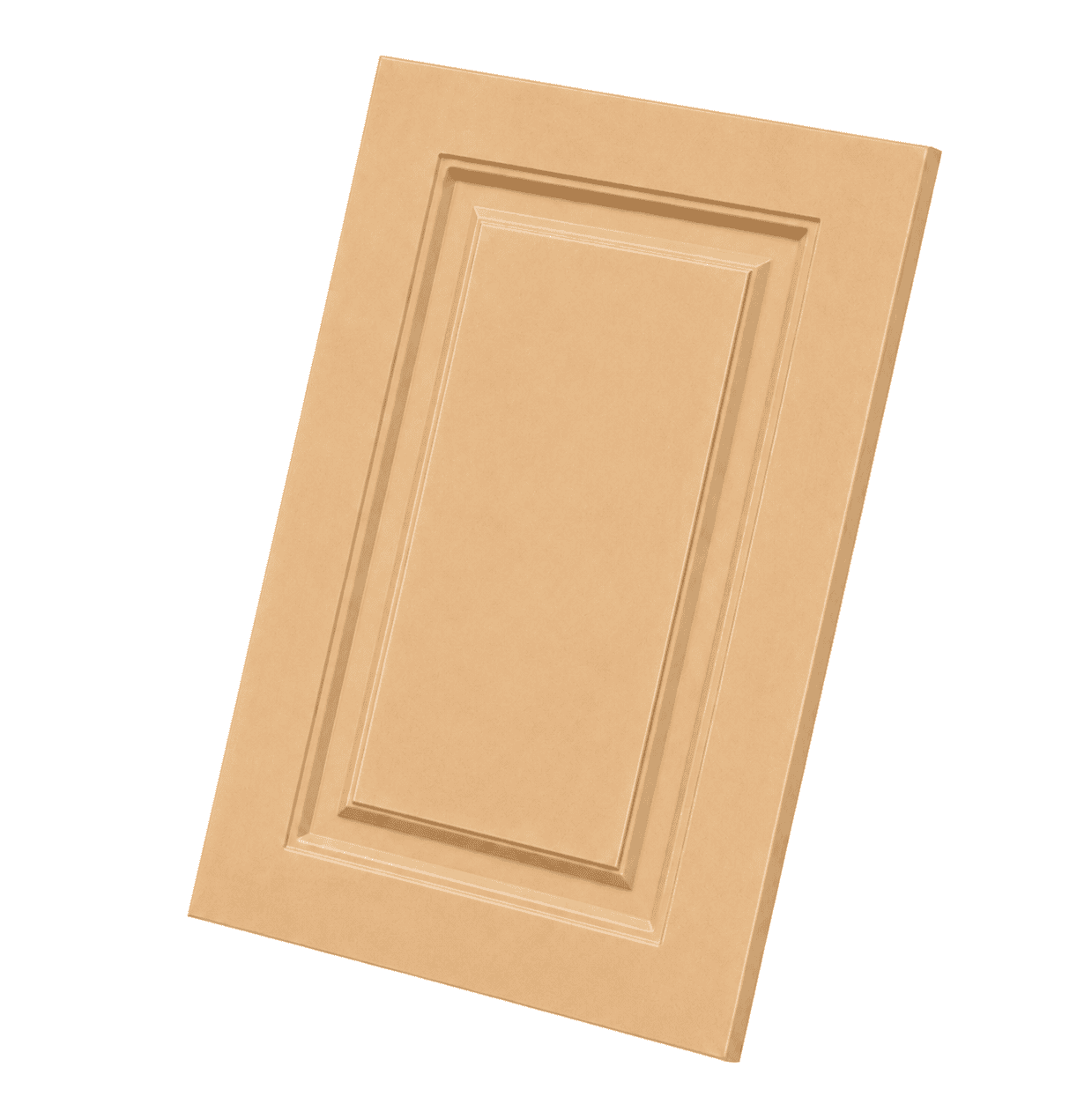 Unfinished MDF Custom Shaker Cabinet Doors — raw double molding cabinet fronts
